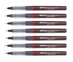 Rotring Tikky Graphic - Pigmented ink - 0,1mm